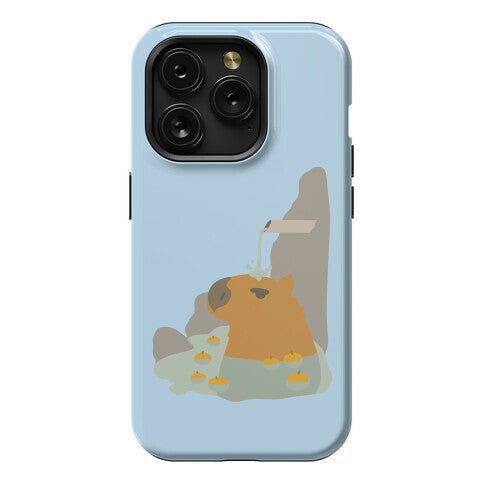 Capybara Hot Spring Phone Case