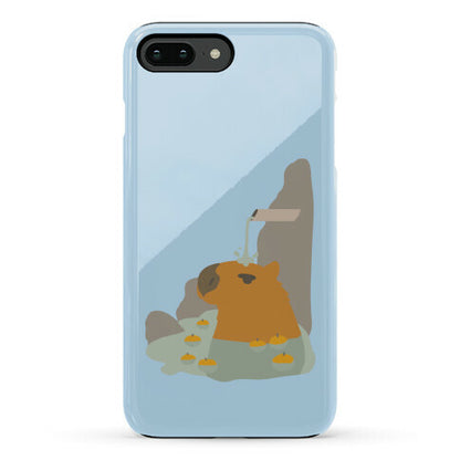 Capybara Hot Spring Phone Case