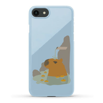 Capybara Hot Spring Phone Case