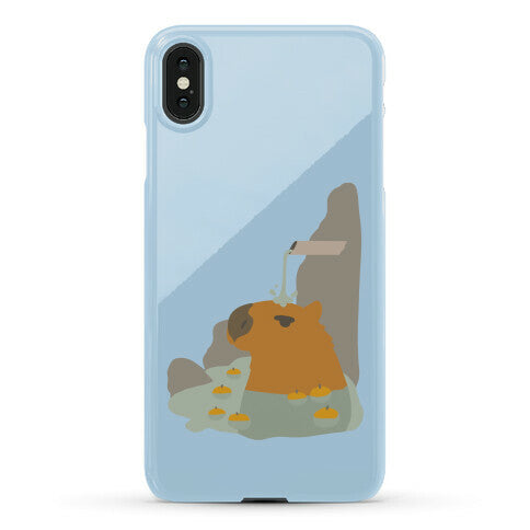 Capybara Hot Spring Phone Case