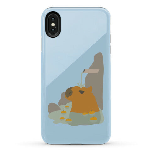 Capybara Hot Spring Phone Case