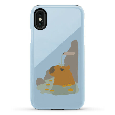 Capybara Hot Spring Phone Case