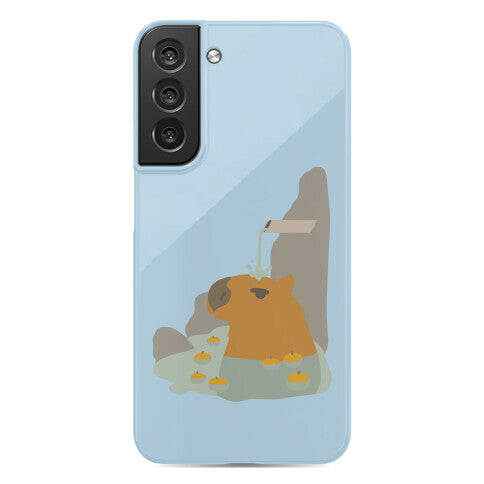 Capybara Hot Spring Phone Case