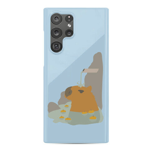 Capybara Hot Spring Phone Case