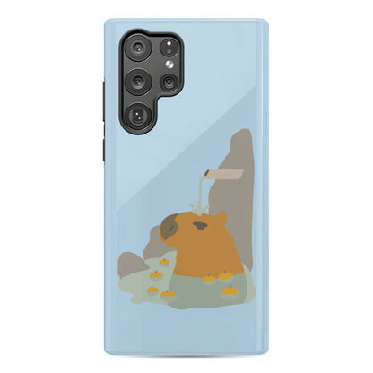 Capybara Hot Spring Phone Case