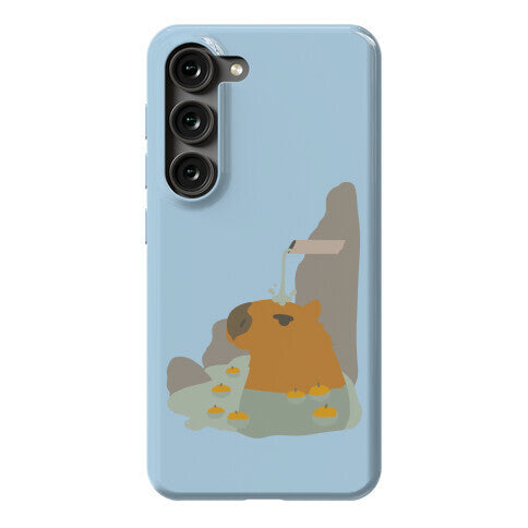 Capybara Hot Spring Phone Case