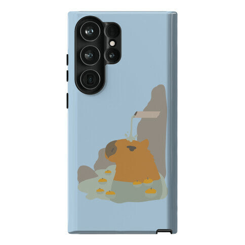 Capybara Hot Spring Phone Case