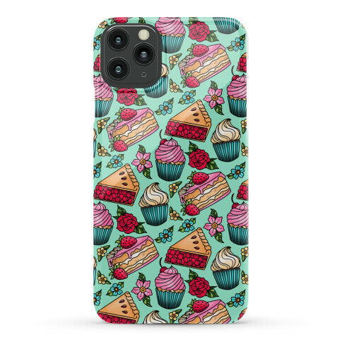 Traditional Tattoo Style Desserts Phone Case
