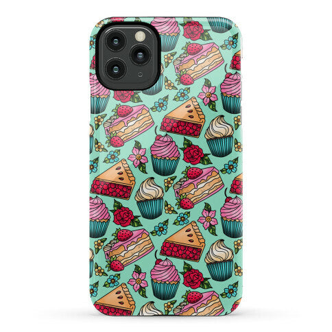 Traditional Tattoo Style Desserts Phone Case