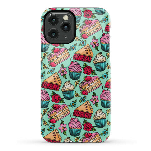 Traditional Tattoo Style Desserts Phone Case