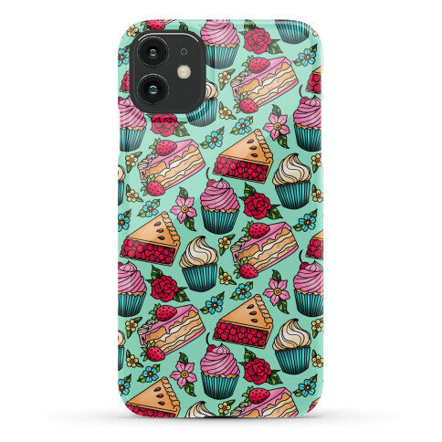 Traditional Tattoo Style Desserts Phone Case