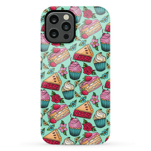 Traditional Tattoo Style Desserts Phone Case