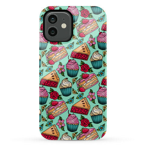Traditional Tattoo Style Desserts Phone Case