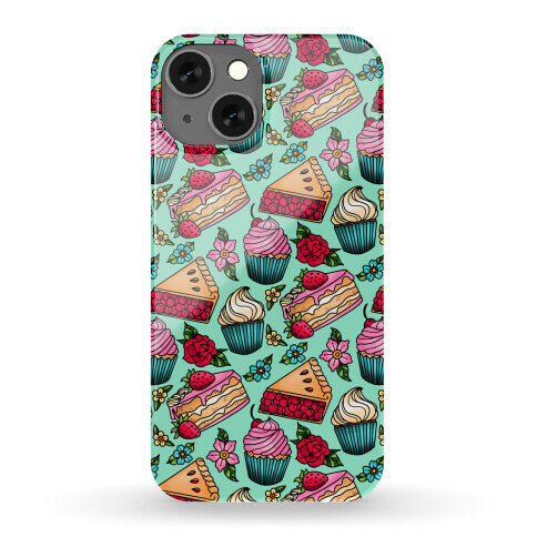 Traditional Tattoo Style Desserts Phone Case
