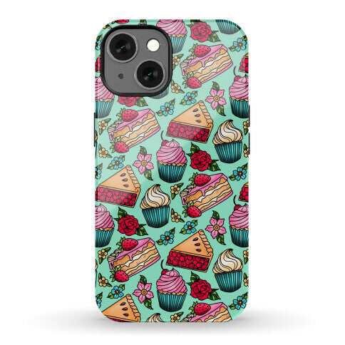 Traditional Tattoo Style Desserts Phone Case