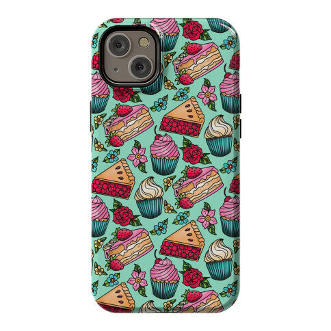Traditional Tattoo Style Desserts Phone Case