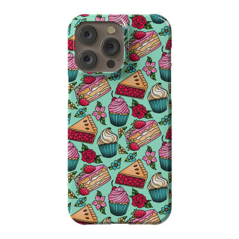 Traditional Tattoo Style Desserts Phone Case