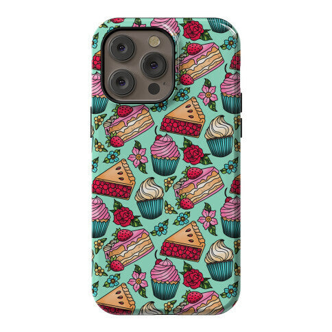 Traditional Tattoo Style Desserts Phone Case