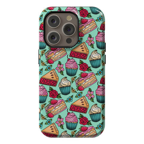Traditional Tattoo Style Desserts Phone Case