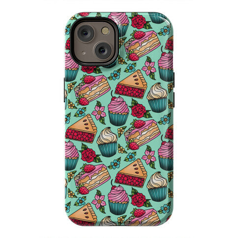 Traditional Tattoo Style Desserts Phone Case