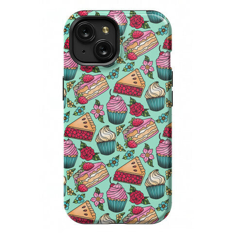 Traditional Tattoo Style Desserts Phone Case