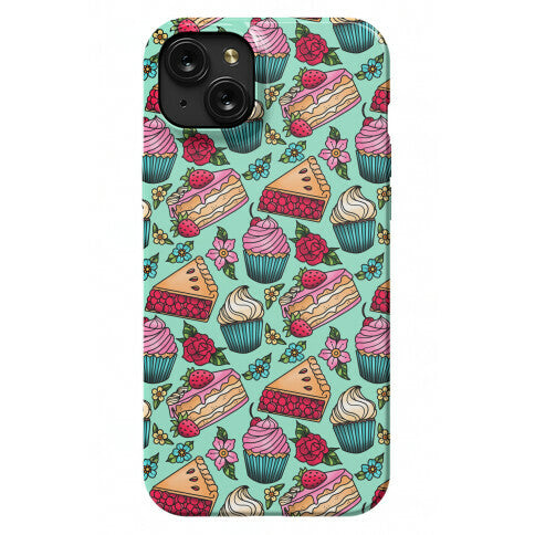 Traditional Tattoo Style Desserts Phone Case