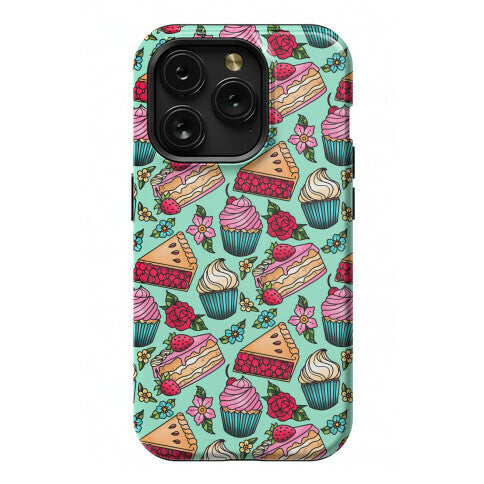 Traditional Tattoo Style Desserts Phone Case