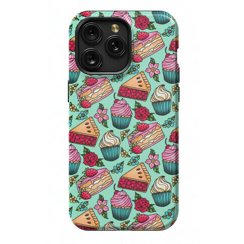 Traditional Tattoo Style Desserts Phone Case