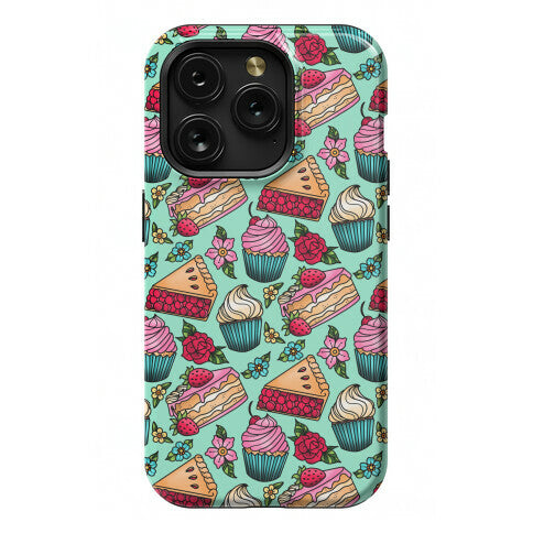 Traditional Tattoo Style Desserts Phone Case