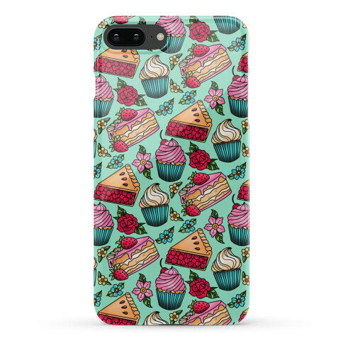 Traditional Tattoo Style Desserts Phone Case