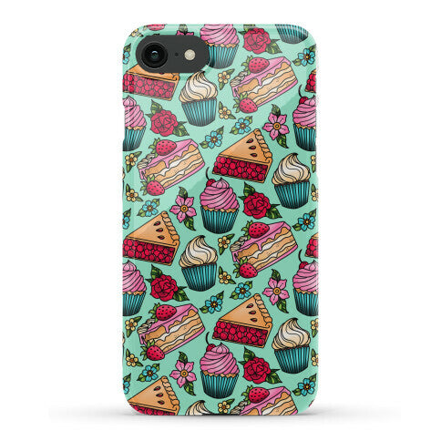 Traditional Tattoo Style Desserts Phone Case