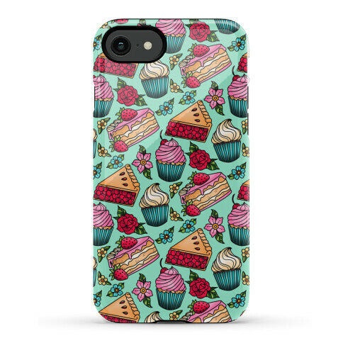 Traditional Tattoo Style Desserts Phone Case
