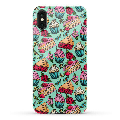 Traditional Tattoo Style Desserts Phone Case