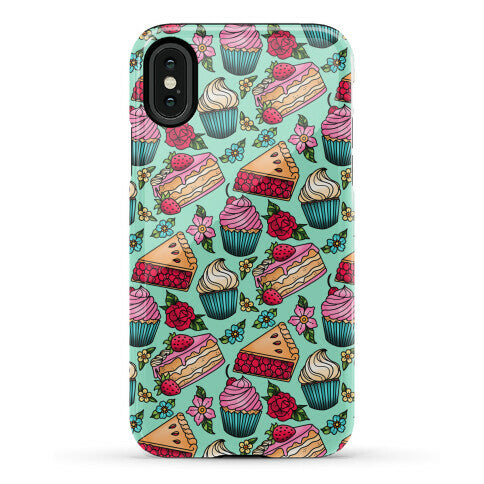 Traditional Tattoo Style Desserts Phone Case