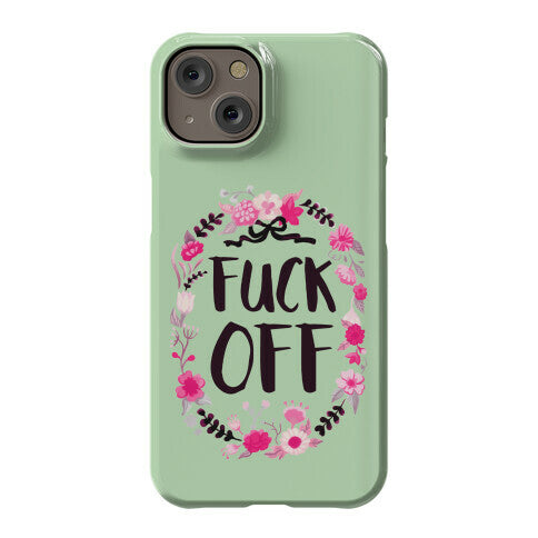 Floral Fuck Off Phone Case