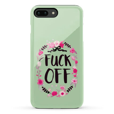 Floral Fuck Off Phone Case