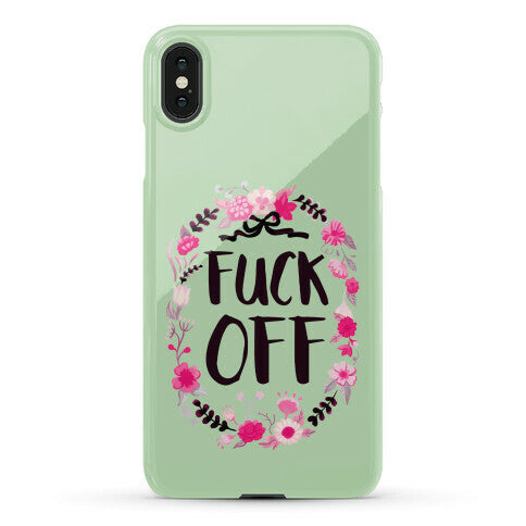 Floral Fuck Off Phone Case