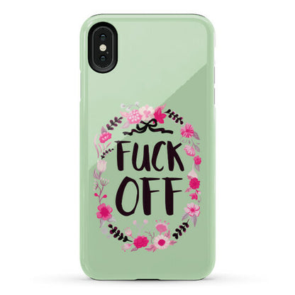 Floral Fuck Off Phone Case