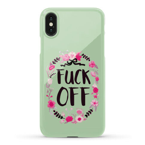 Floral Fuck Off Phone Case