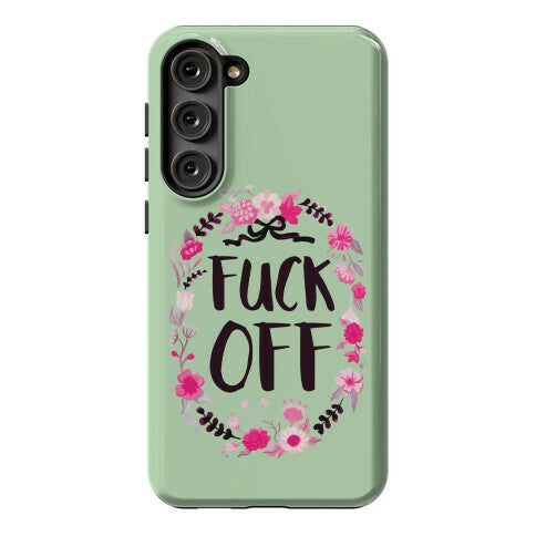 Floral Fuck Off Phone Case
