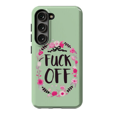 Floral Fuck Off Phone Case