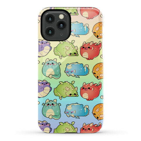 Kawaii Dragons Pattern Phone Case