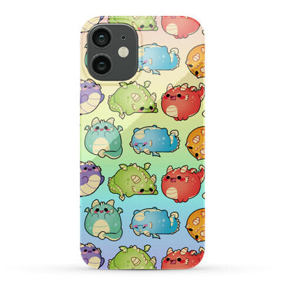 Kawaii Dragons Pattern Phone Case