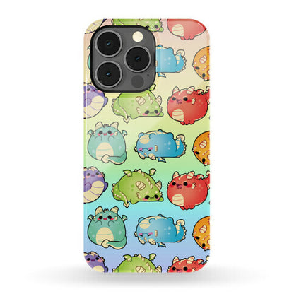 Kawaii Dragons Pattern Phone Case