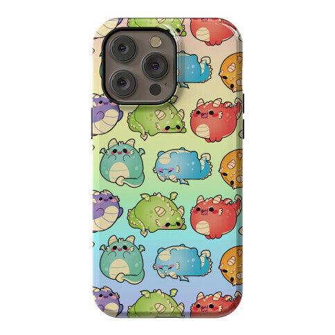 Kawaii Dragons Pattern Phone Case