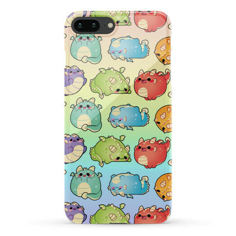 Kawaii Dragons Pattern Phone Case