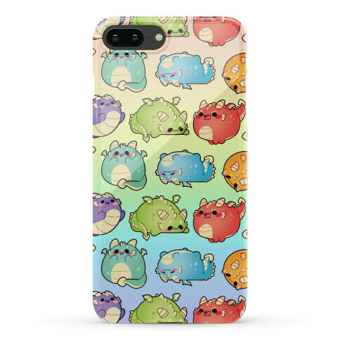 Kawaii Dragons Pattern Phone Case