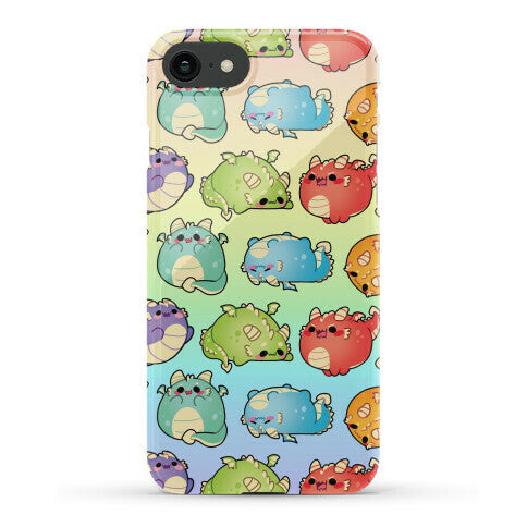 Kawaii Dragons Pattern Phone Case