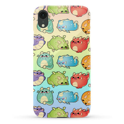 Kawaii Dragons Pattern Phone Case