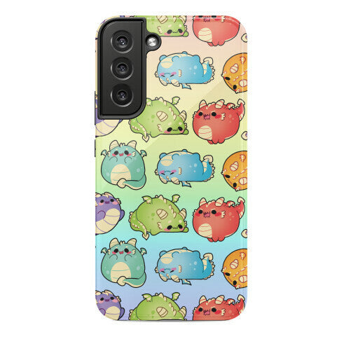 Kawaii Dragons Pattern Phone Case